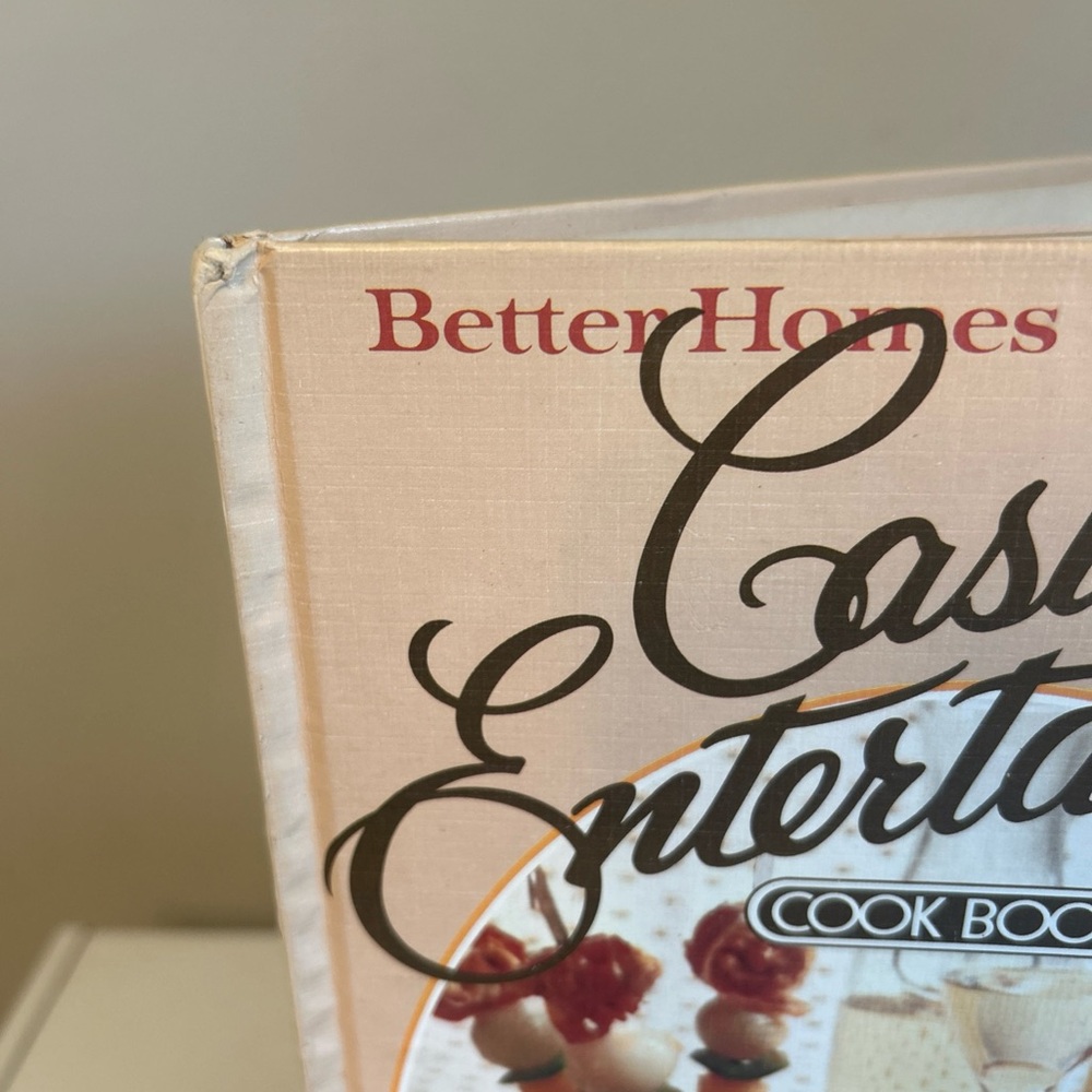 Vintage 1981 Casual Entertaining‎ Cookbook Recipes Cook Book Hardcover BHAG - Picture 2 of 8